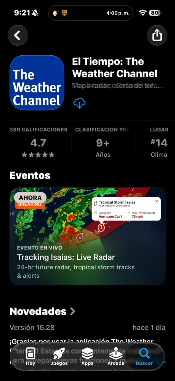 Las 5 mejores apps para consultar el pronóstico del tiempo en Chile