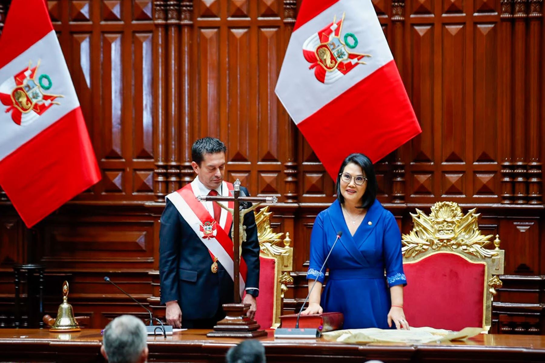 “Recibimos un país marcado por el abandono”: los ejes del primer discurso de la Presidenta de Perú