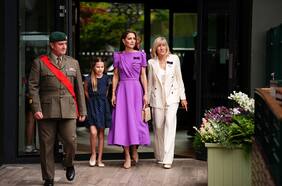 Kate Middleton, princesa de Gales, es ovacionada en aparición en final masculina de Wimbledon