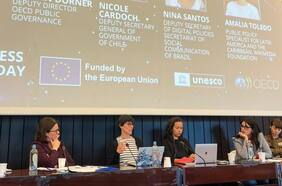 Chile presenta sus avances en materia de IA, libertad de prensa y combate de la desinformación a la Unesco