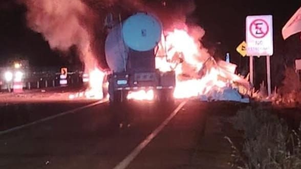 Choque de camiones deja un conductor fallecido en la Ruta 5 Norte