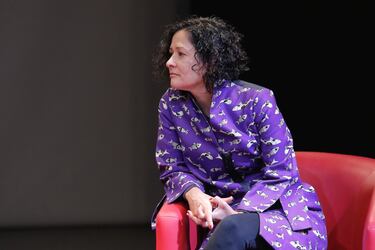 Pilar Quintana, autora colombiana, en la Cátedra Abierta Roberto Bolaño de la UDP.