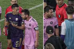 “Estás loco, vos”: jugador de Orlando City detalla el fuerte encontrón que sostuvo con Lionel Messi en el caliente Clásico del Sol