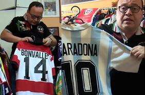 Históricas camisetas y un clóset lleno de pasión