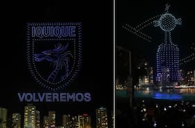 De la Copa Libertadores al ‘volveremos’: el drástico cambio en la presencia de Deportes Iquique en el show de drones
