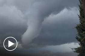Registran tornado en región del Maule: provocó destrozos y caída de árboles