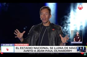 Revive el truco de magia de Jean Paul Olhaberry en la Teletón que sorprendió al público del Estadio Nacional