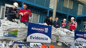 Incautan más de 16 mil pares de zapatillas falsificadas en contenedor que provenía desde China en el puerto de Valparaíso