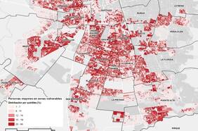 Lejos del metro y de parques: mapa muestra las peores zonas en que un adulto mayor puede vivir en Santiago