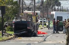 Falleció también un asaltante: conductor muere chocado por vehículo que escapaba tras robo a camión de cigarros en Maipú