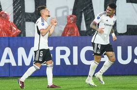 La clavó en el ángulo: mira el golazo de Leonardo Gil para Colo Colo ante América MG