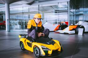 Para futuros campeones: el McLaren Senna a batería es lo último en juguetes