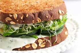 Un sándwich verde para el calor