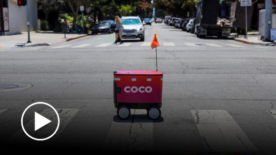Robots delivery ya recorren Los Ángeles: así está operando esta nueva tecnología