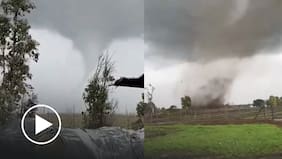 Captan tornados en tres comunas de la región del Ñuble: revisa las impactantes imágenes