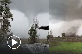 Captan tornados en tres comunas de la región del Ñuble: revisa las impactantes imágenes
