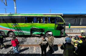 Nueva colisión entre bus y Biotren en San Pedro de la Paz deja al menos cinco lesionados