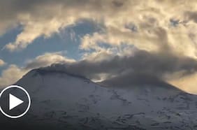 Volcán en Nevados de Chillán registra nueva explosión y genera columna de 900 metros de altura
