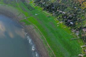 Megasequía: Aculeo, Peñuelas y otras lagunas reviven tras intensas lluvias, pero expertos lanzan advertencia