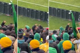 El grave incidente que impacta al fútbol argentino: captan brutal pelea a cuchillazos entre hinchas de Aldosivi