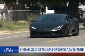 El niño que quiso comprar un Lamborghini fue sorprendido con un Huracán en su propia casa