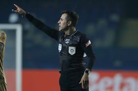 El papelón de Piero Maza en el duelo entre Boca Juniors y Recoleta por la Copa Sudamericana