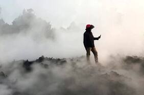 El desolador día después tras la erupción del volcán Nyiragongo