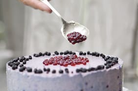 Cheesecake de yogurt y maqui