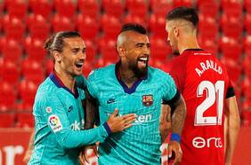 Arturo Vidal devuelve las celebraciones al Barcelona tras 98 días