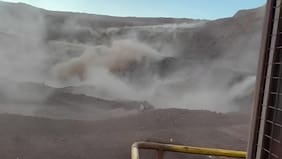 Registros captan interrupción de faenas mineras y desprendimiento de material tras fuerte sismo de magnitud 6,9 en Calama