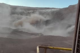 Registros captan interrupción de faenas mineras y desprendimiento de material tras fuerte sismo de magnitud 6,9 en Calama