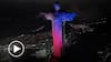 El Cristo Redentor se ilumina en homenaje a nuestras Fiestas Patrias