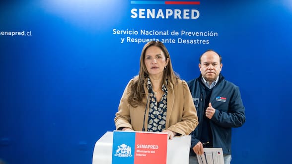 Sistema frontal: Senapred informa que hay nueve damnificados y 160 mil personas sin suministro eléctrico