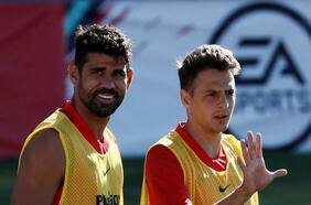 Diego Costa y Arias, positivos en el Atlético de Madrid