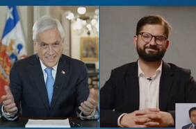 Así fue la inédita videollamada de Piñera y Boric