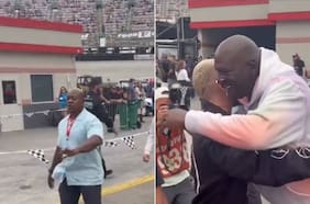 ¿Y usted quién es?: la seguridad de Michael Jordan intenta bloquear a J Balvin