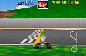 Un speedrunner rompió un nuevo récord en Mario Kart 64 chocando contra la muralla