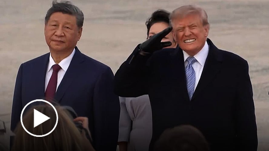 Trump “sufre” por el ensordecedor ruido dejado por dos bombarderos