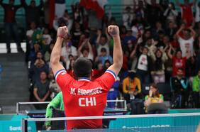 Los cuatro primeros oros en los Juegos Parapanamericanos: Chile deslumbra en el tenis de mesa