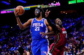 Básquetbol de la NBA: Sixers vencen a Miami en Filadelfia y se mantienen con vida en la semi del Este