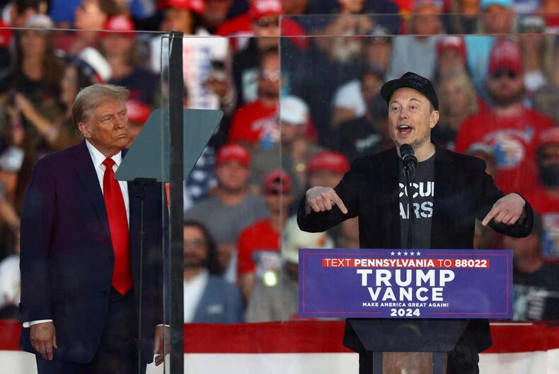 Donald Trump and Elon Musk