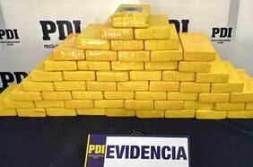 Capturan a sujeto que portaba 56 paquetes de droga avaluados en $500 millones en Arica
