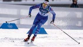 Sebastián Endrestad completa su participación en 10 kilómetros esquí de fondo en los Juegos Olímpicos de Invierno