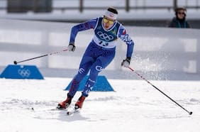 Sebastián Endrestad completa su participación en 10 kilómetros esquí de fondo en los Juegos Olímpicos de Invierno
