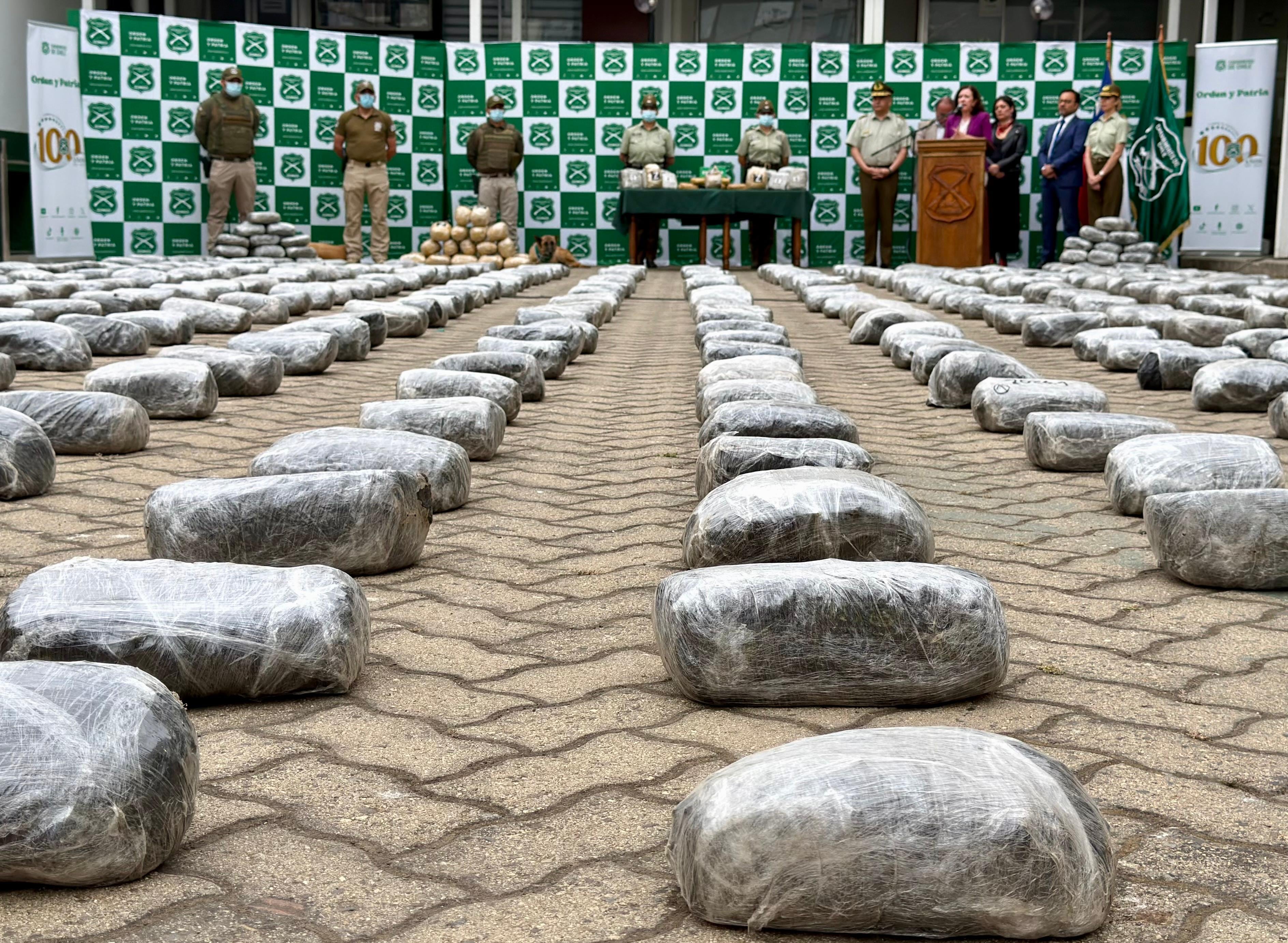 Un 63,4% más que en 2025: más de 100 toneladas de droga han sido incautadas en lo que va del año