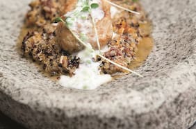 Albóndigas de pavo con estofado de quínoa