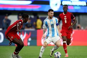 Argentina le gana a Canadá y se mete en una nueva final de la Copa América