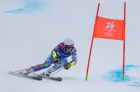 Tomás Holscher consigue el 30° puesto en el Slalom Gigante en su debut en los Juegos Olímpicos de Invierno