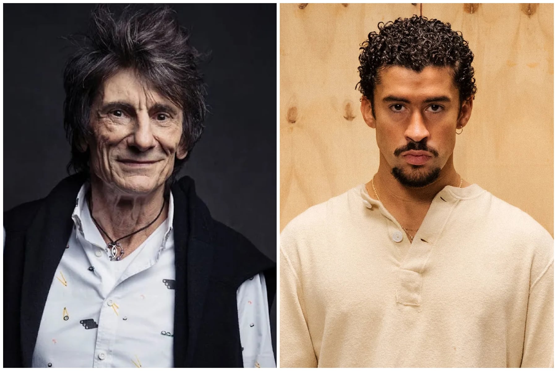 La opinión de Ronnie Wood de The Rolling Stones sobre Bad Bunny
