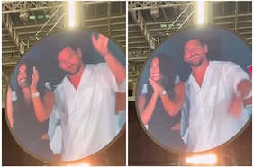 Kiss cam: el divertido momento que protagonizaron Messi y su esposa en show de Coldaplay